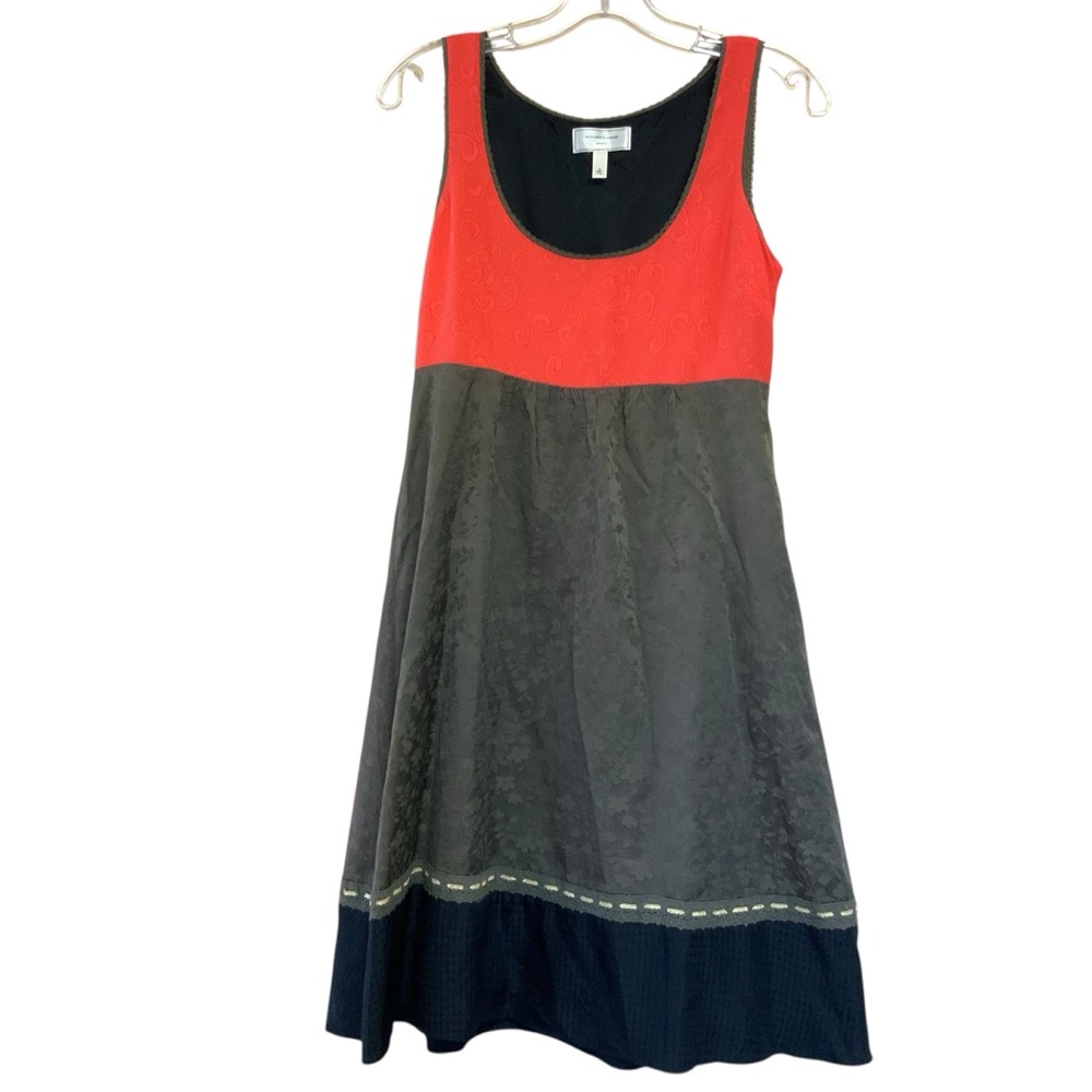 Anthropologie Moulinette Soeurs  Silk Floral Romantic Lined Dress